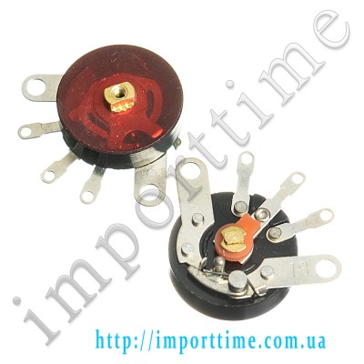 10K B 3pin+2pin горизонтальный d=16мм on/of