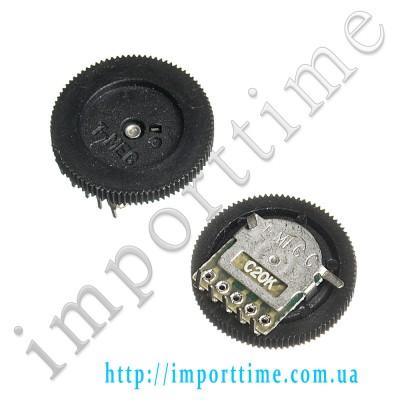 20K C 5pin d=18mm круговой,горизонтальный,стерео