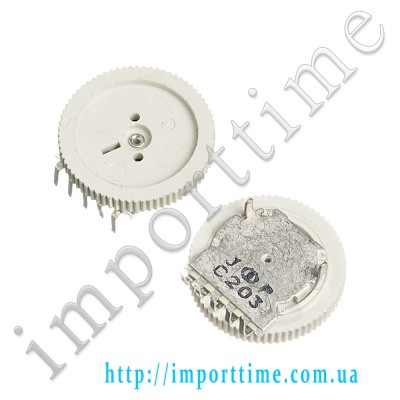 20K C 5pin d=16mm круговой, горизонтальный, стерео
