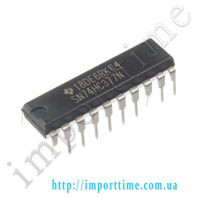 Микросхема 74HC377N