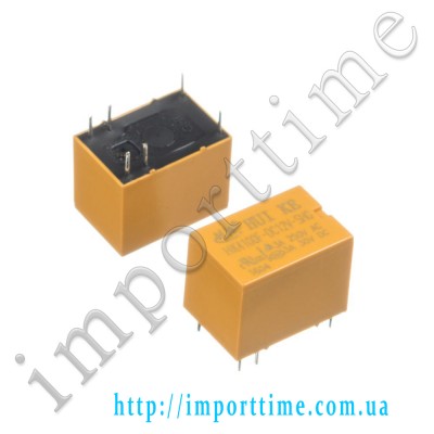 Реле 12V  1A 6pin (1 open 1 close) 4100-12V-HKE