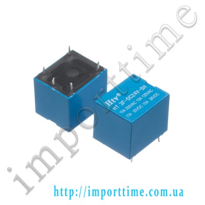Реле 24V 10A 5pin (1 open 1 close) T73-24V-HTV