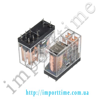 Реле 12V  5A 8pin (2 open 2 close) G2R-2-12V
