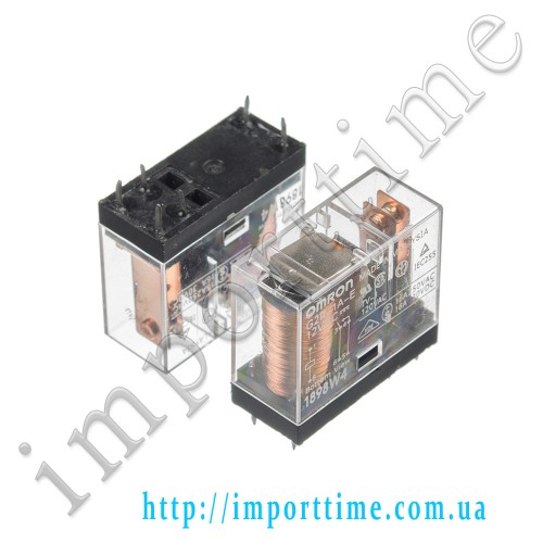 Реле 12V 16A 8pin (1 open  1 close) G2R-1-E-12V