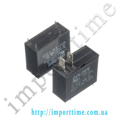 Реле 12V 16A 4pin (1 open ) 62F-12V GOLDEN