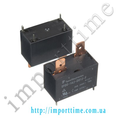 Реле 12V 20A 4pin (1 open ) G4A-12V-TYCO (EF00-1A2-D012F)