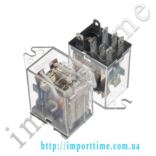 Реле220V 10A 8pin  (2 open 2 close) 13F-LY2-220V JQX13F