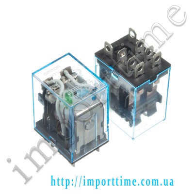 Реле 12V 10A 8pin (2 open 2 close) 13F-LY2NJ-12V