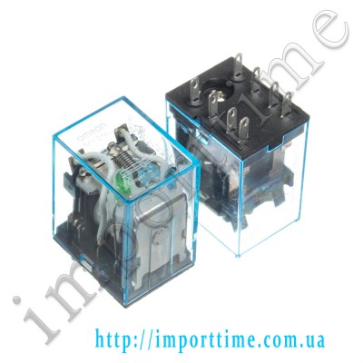 Реле 12V  5A 8pin (2 open 2 close) 13F-MY2NJ-12V