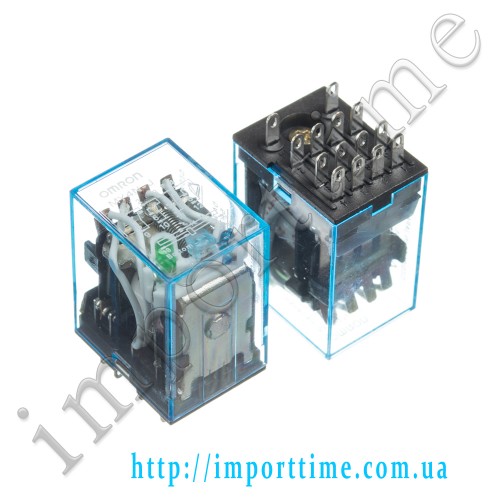 Реле 24V  5A 14pin (4 open 4 close) 13F-MY4NJ-24V