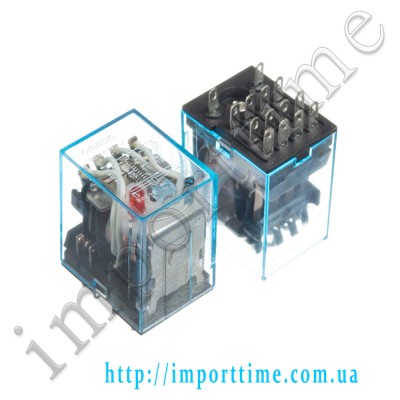 Реле220V  5A 14pin (4 open 4 close) 13F-MY4NJ-220V