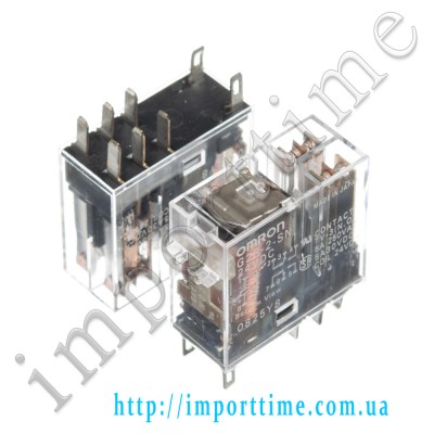 Реле 24V  5A  8pin (2 open 2 close) G2R-2-24V-SN