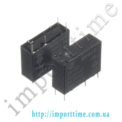 Реле 24V  5A  4pin  JZC-43F(HF46F-G)