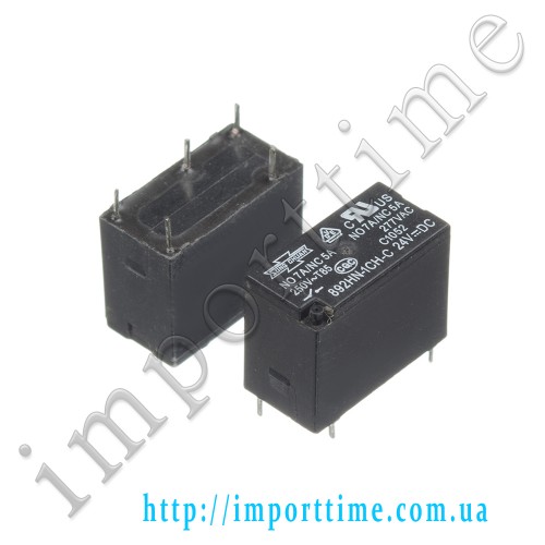 Реле 24V  5A  5pin  JZC-33F(892HN-1CH-C)