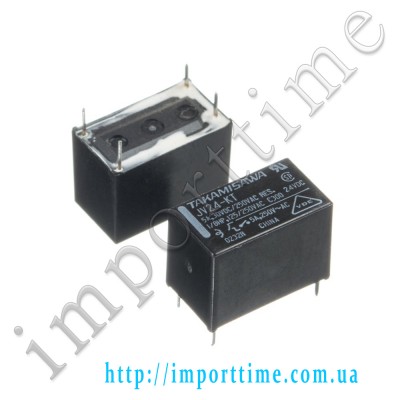 Реле 24V  5A  4pin (1open ) JV-24W-K