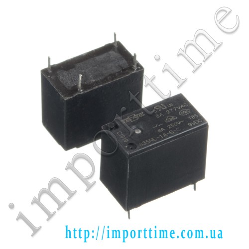 Реле  9V 8A 4pin (1 open) 835NL-1A-B-C