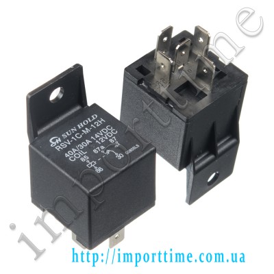 Реле 12V 50A 5pin (1 open  1close) LCAR-212D
