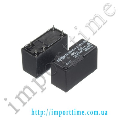 Реле 12V 12A 5pin (1 open 1 close) 14F-845HN-1C-F-C