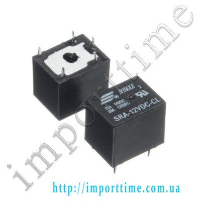Реле 12V 20A 5pin (1 open 1 close) T78 (SRA-12VDC-CL)