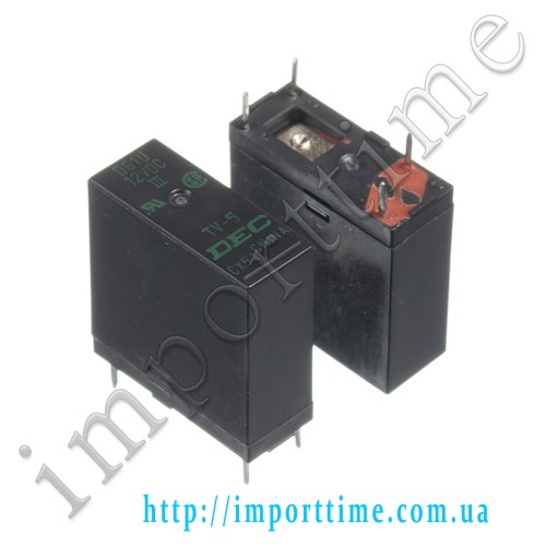 Реле 12V  5A 4pin (1 open ) DG1U