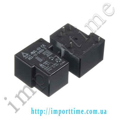 Реле 24V 30A 6pin (1 close ) T90-24V-HINDA (953-1С-24DG-2)