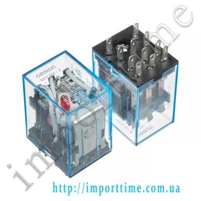 Реле 12V  5A 11pin (3 open 3 close) 13F-MY3NJ-12V