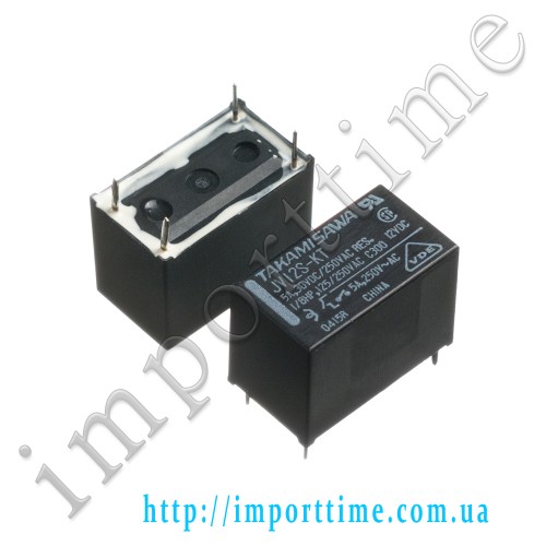 Реле 12V  5A  4pin (1open ) JV-12W-K